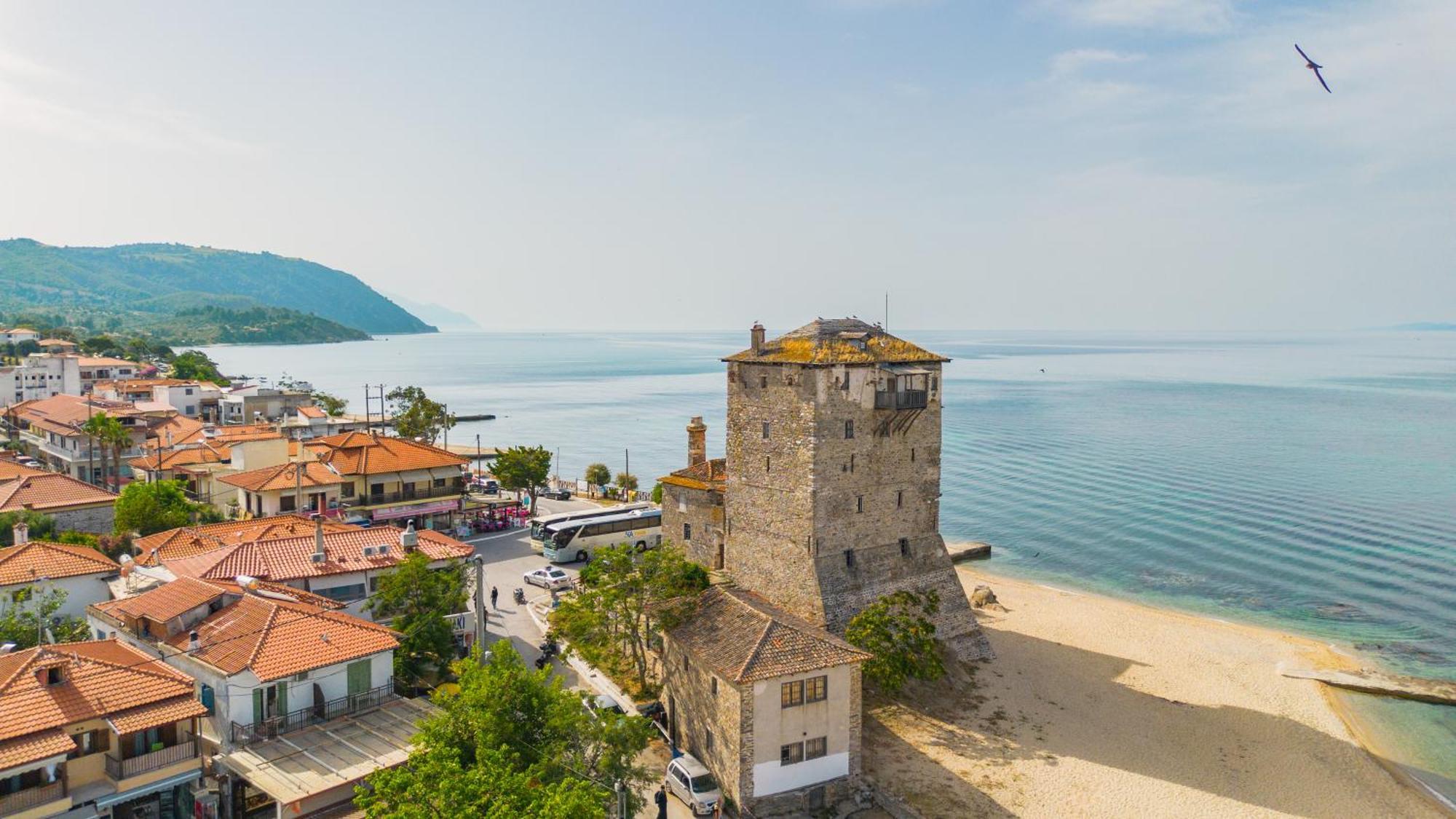 Athos Guest House Pansion Уранополис Экстерьер фото