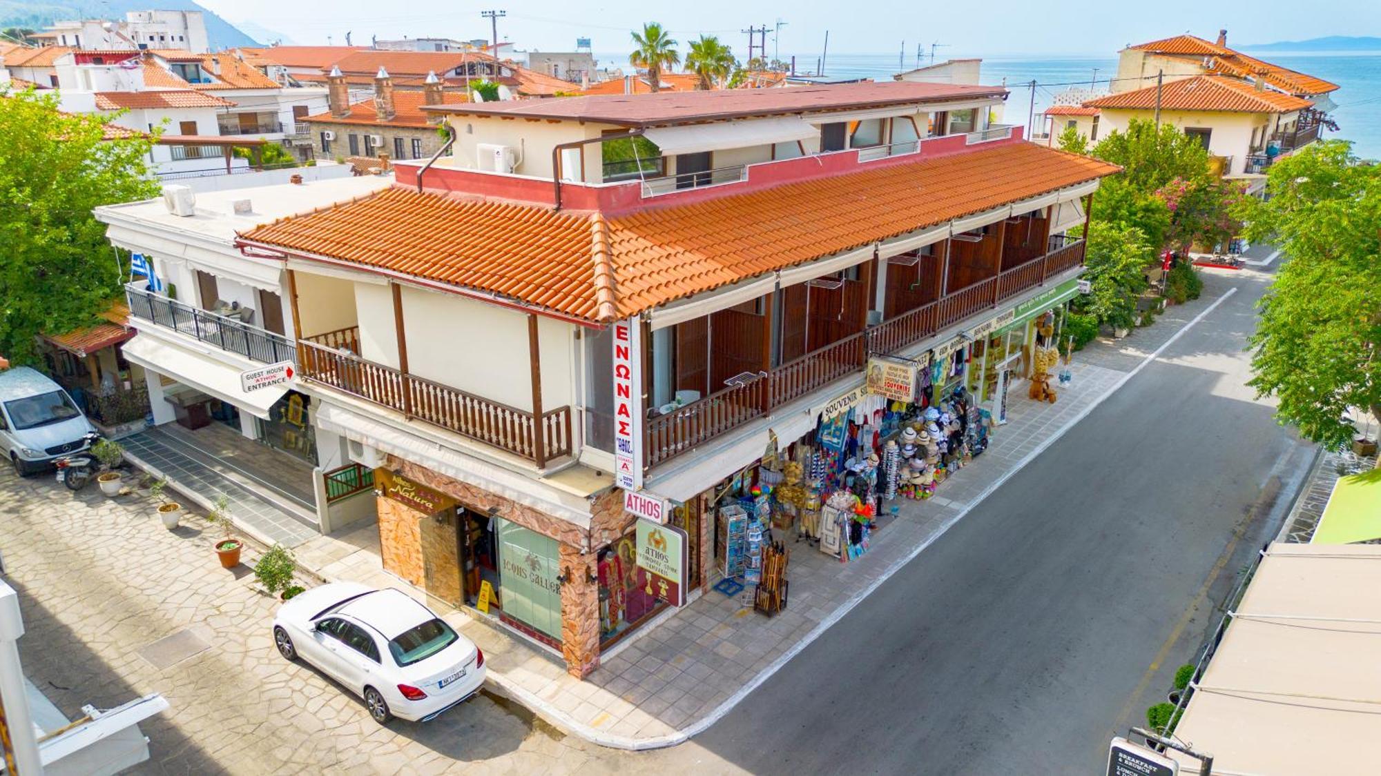 Athos Guest House Pansion Уранополис Экстерьер фото